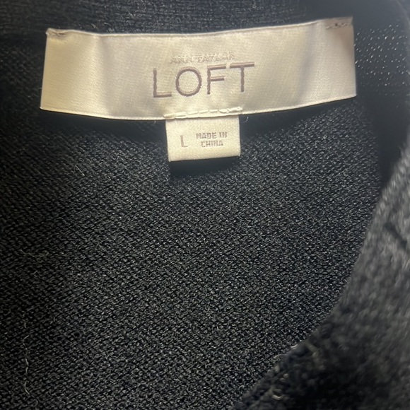 Loft Beaded Shoulders Sweater Dress - Picture 6 of 7